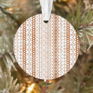 Ornamento Laranja de Lábio de Isle Knit Watercolor