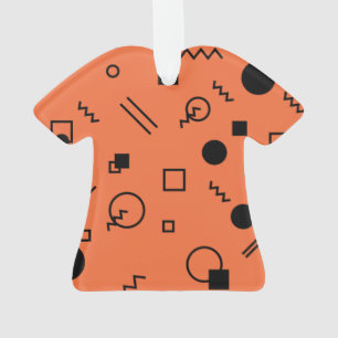 Ornamento Laranja, diversão, tendências, gráfico geométrico
