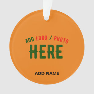 Ornamento LARANJA ESCURA PERSONALIZADA MODERNA DE na moda VE