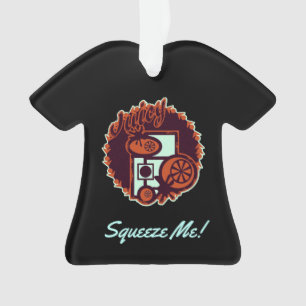 Ornamento Laranja Suculenta "Aperte-Me!