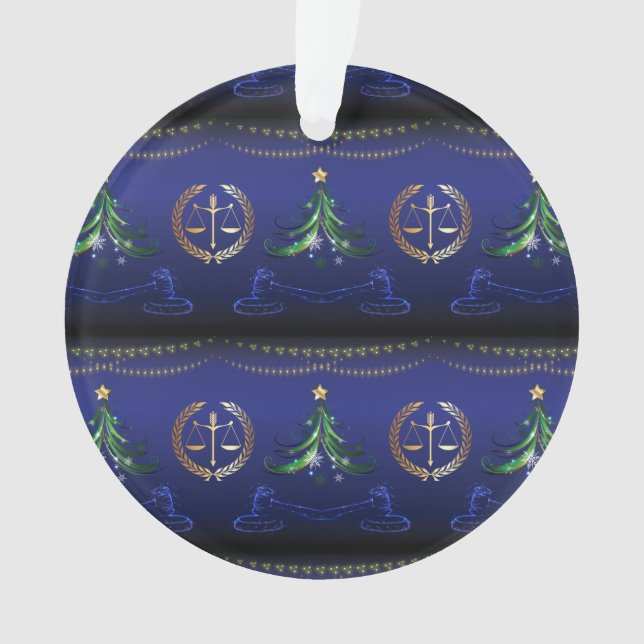 Ornamento Lawyer Christmas Tree Elegant (Frente)