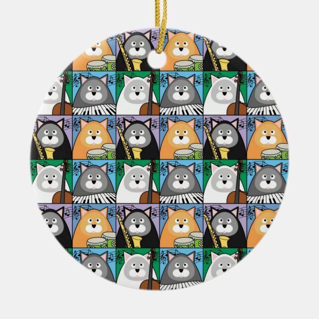 Ornamento legal do gato (Frente)