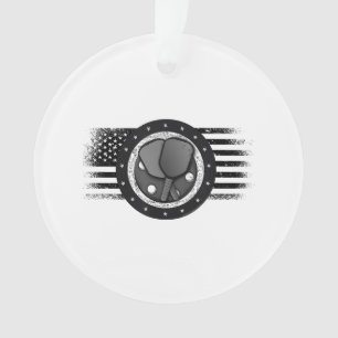 Ornamento Legal Pickleball Sport USA Grunge Flag - Picklebal