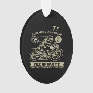 Ornamento Legendário Com Presente De Arte De Motociclismo