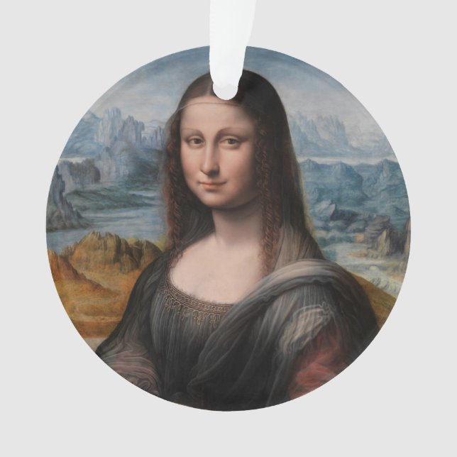 Ornamento Leonardo da Vinci | Mona Lisa (Frente)