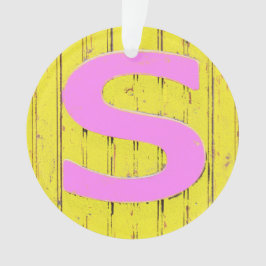 Ornamento Letra s