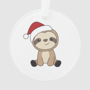 Ornamento Leve Natal Neve Animais de inverno Orname de Lama