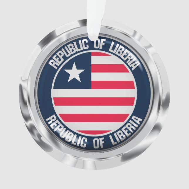 Ornamento Liberia Round Emblem (Frente)