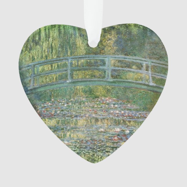 Ornamento Lily Pond Água | Vintage - Pintura Francesa (Frente)