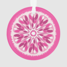 Ornamento Limão Rosa Citrus Slices