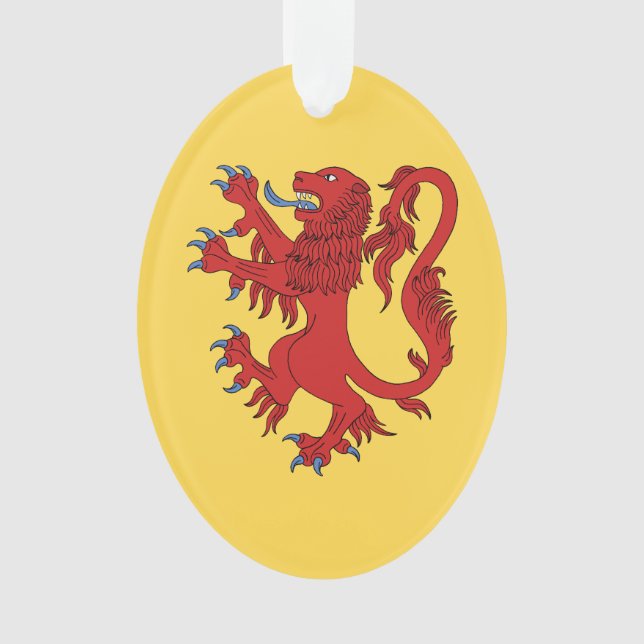 Ornamento Lion Rampant Gules (Frente)