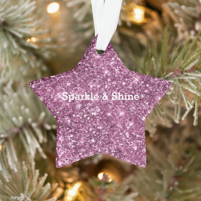 Ornamento Literatura Rosa Bokeh (Árvore)