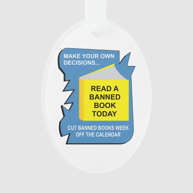 Ornamento Livro de Livros Banidos (Frente)