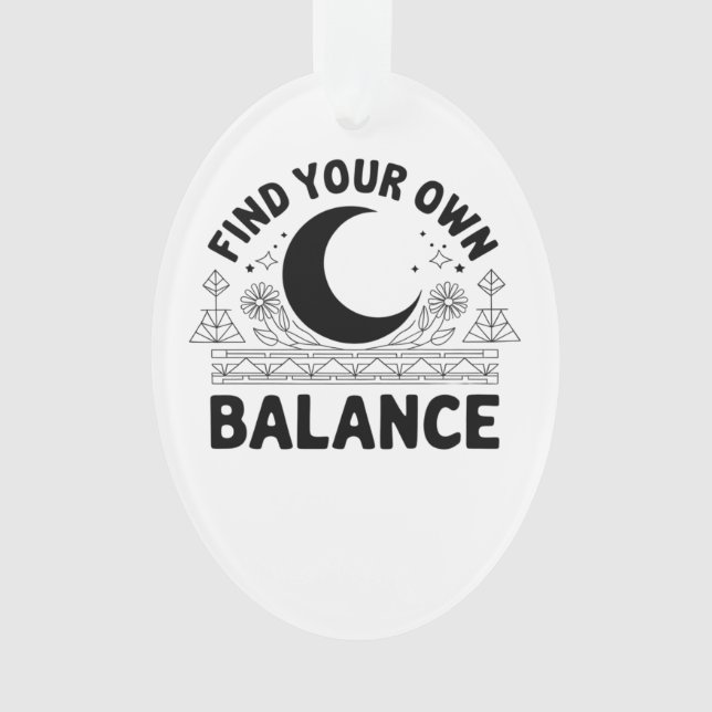 Ornamento Localizar seu próprio saldo (Frente)