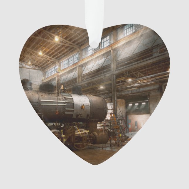 Ornamento Locomotive - compro de reparação da locomotiva (Frente)