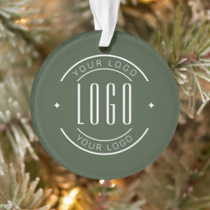 Ornamento logotipo personalizado moderno da empresa marca co