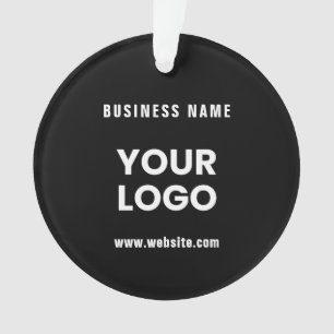 Ornamento Logotipo & Texto Promocional Moderno Cor Editáve