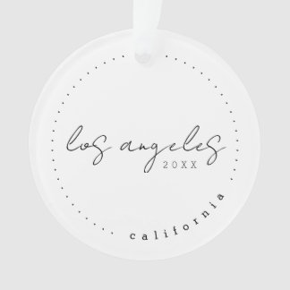 Ornamento Los Angeles, Viagem da Califórnia EUA Simple