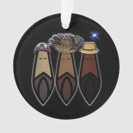 Ornamento Los Tres Reyes Magos Boricua