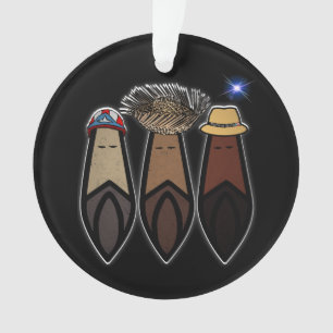 Ornamento Los Tres Reyes Magos Boricua