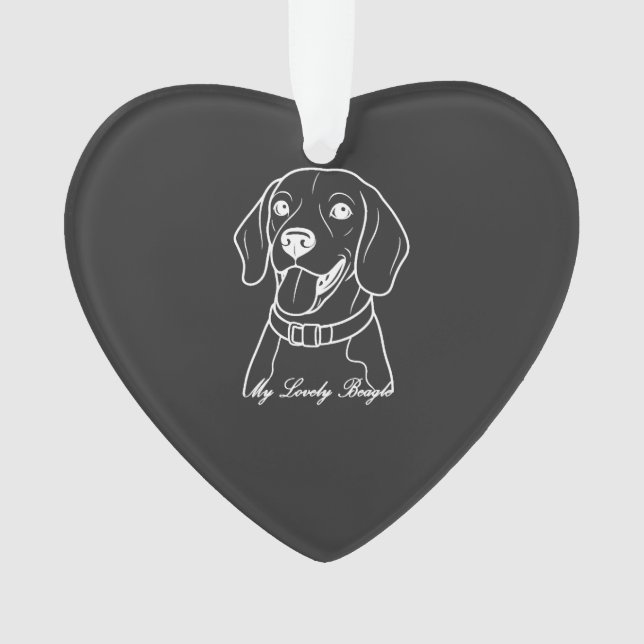 Ornamento Lovely Beagle (Frente)