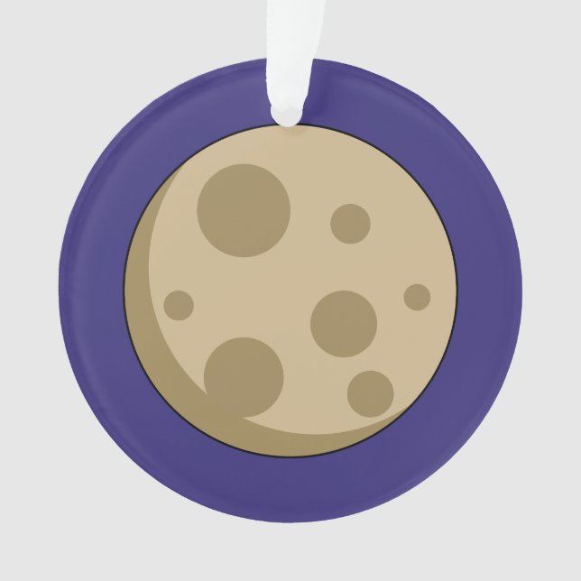 Ornamento Lua cheia (Frente)