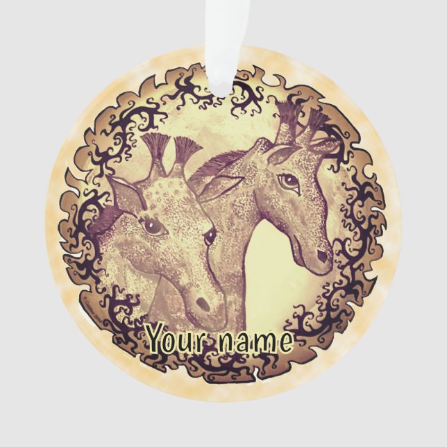Ornamento Lua da Girafa (Frente)