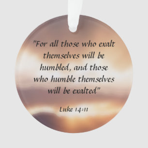 Ornamento Luke 14:11