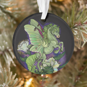 Ornamento Luna Moth Fairy Horse Pegasus Ornament