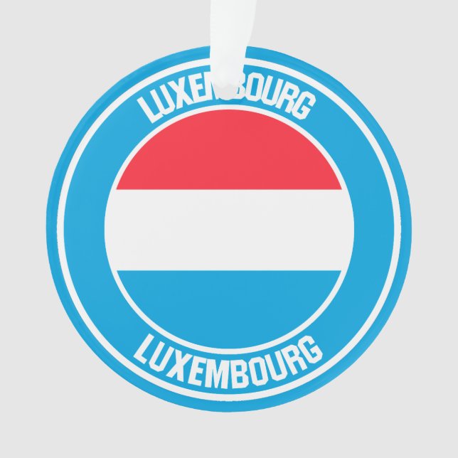 Ornamento Luxemburgo Round Emblem (Frente)