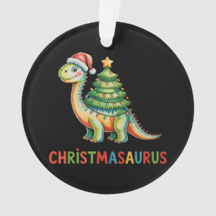 Ornamento Luzes de Árvore de Natal Dinossauro T Rex Dino Nat