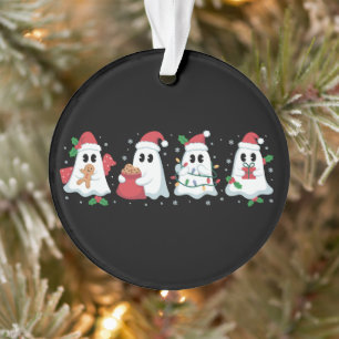 Ornamento Luzes de Natal Fantasma Bonito Natal Boo