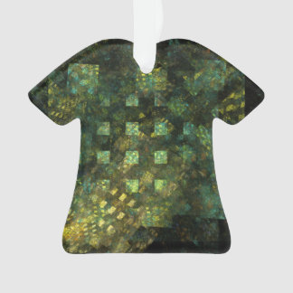Ornamento Luzes na Camisa Acrílica de Arte Abstrato da Cidad