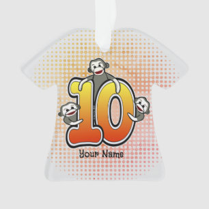 Ornamento Macaco-meia Número 10