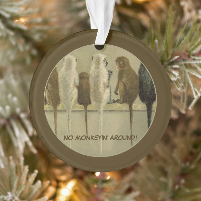 Ornamento Macacos - Aniversário Comercial do Grupo Personali (Árvore)