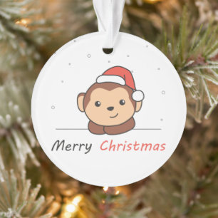 Ornamento Macacos Macacos Macacos-Macacos-De-inverno
