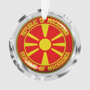 Ornamento Macedônia Round Emblem