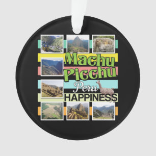 Ornamento Machu Picchu Peru Felicidade