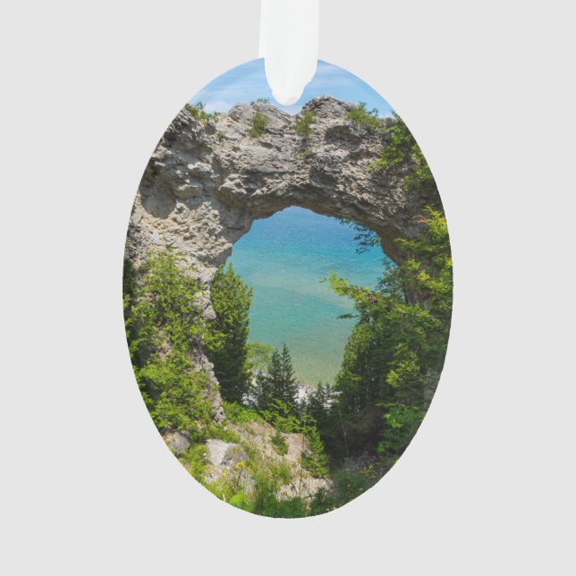Ornamento Mackinacs Arch Rock (Verso)
