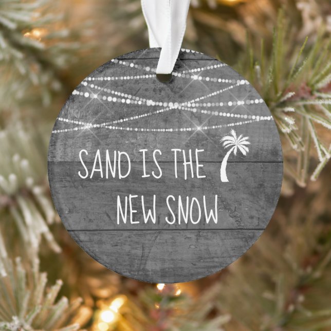 Ornamento Madeira rustica datada Primeiro Natal em FL (Árvore)