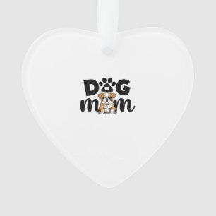Ornamento Mãe de Cachorro Pug Amante de Cachorro
