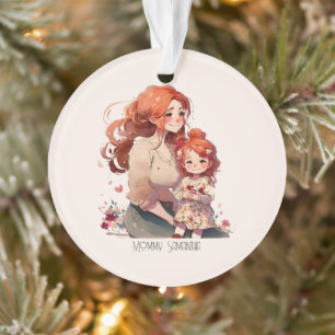 Ornamento Mãe e Filha Personalizadas