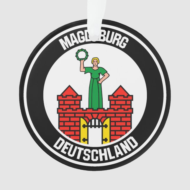 Ornamento Magdeburg Round Emblem (Frente)