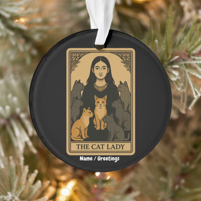 Ornamento Magia de Lady Tarot, Gótica Engraçada e Gótica (Árvore)