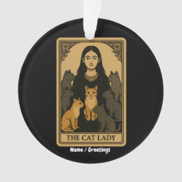 Ornamento Magia de Lady Tarot, Gótica Engraçada e Gótica
