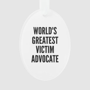 Ornamento Maior defensor das vítimas do mundo