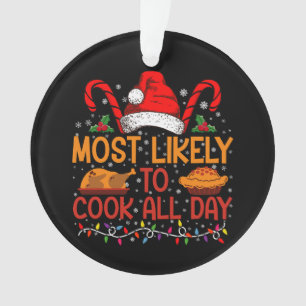 Ornamento Mais Propenso a Cozinhar o Dia Todo Ação de Graças