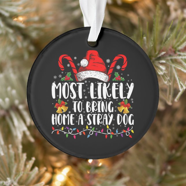 Ornamento Mais Propenso a Levar para Casa um Natal de Cachor (Árvore)