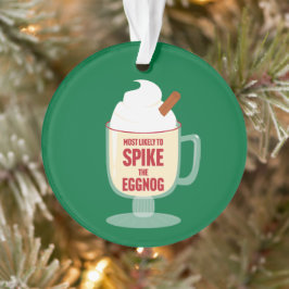 Ornamento Mais Propenso a Temperar o Eggnog