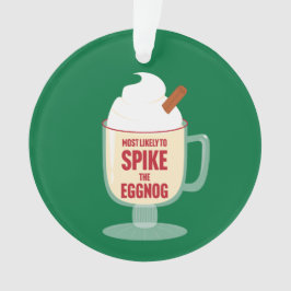 Ornamento Mais Propenso a Temperar o Eggnog